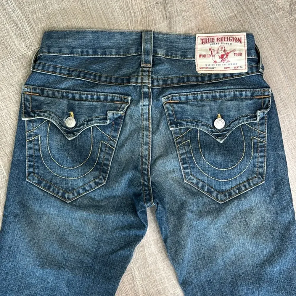 TRUE RELIGION Men’s Ricky Straight Leg Jeans